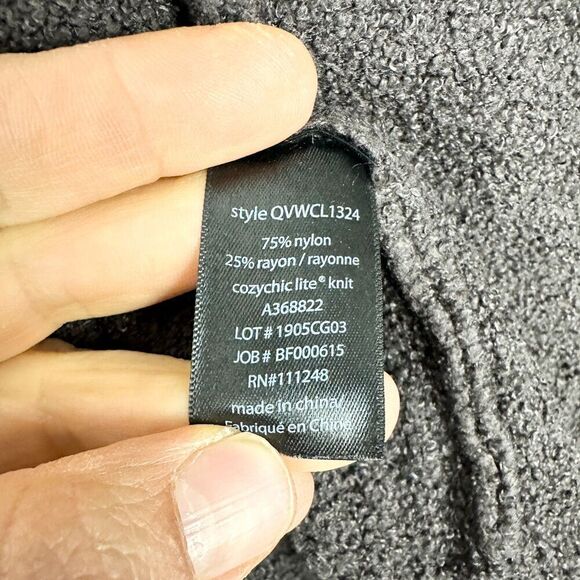 Barefoot Dreams Cozychic Lite Hooded Cardigan Size Large Brown Pockets - Picture 4 of 4